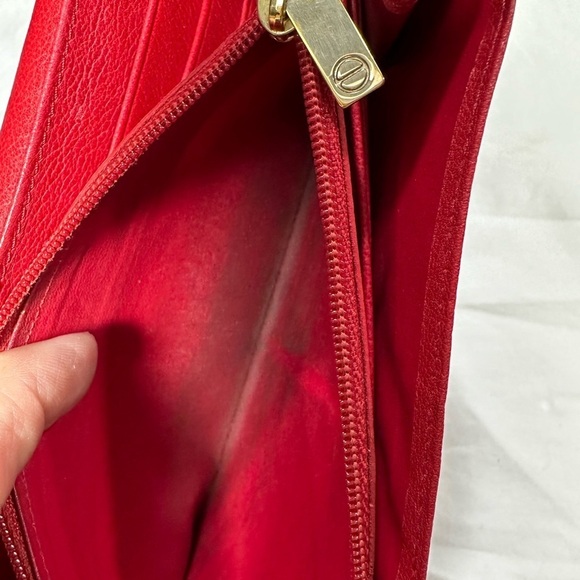 Cartier Vintage Dark Pink Long Love Wallet. EUC - Picture 5 of 6